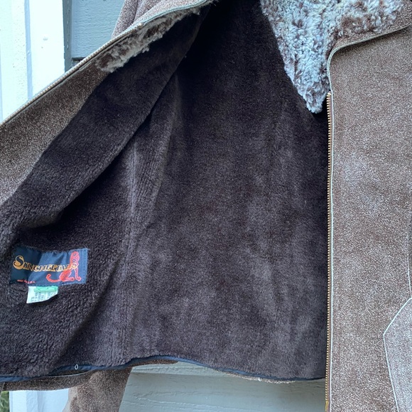 Vintage 70’s groovy suede leather jacket ❤️ This is the real deal! - Picture 10 of 17